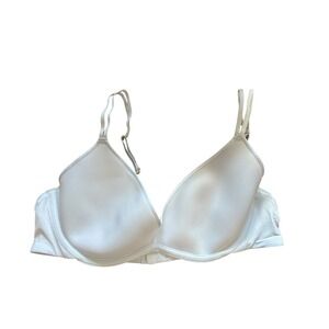 JOYSUPUN‎ 34B Light Blue Smooth T-Shirt Bra Underwire Padded Adjustable